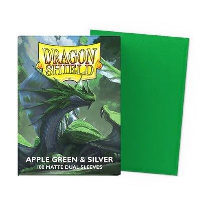 Apple Green & Silver Matte Dual Sleeves