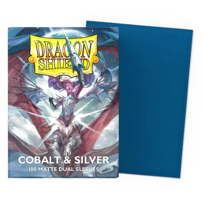 Cobalt & Silver Matte Dual Sleeves