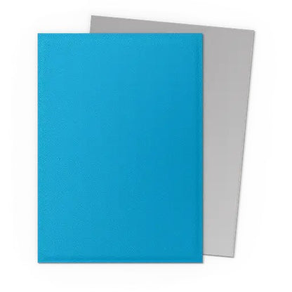 Sky Blue & Silver Matte Dual Sleeves